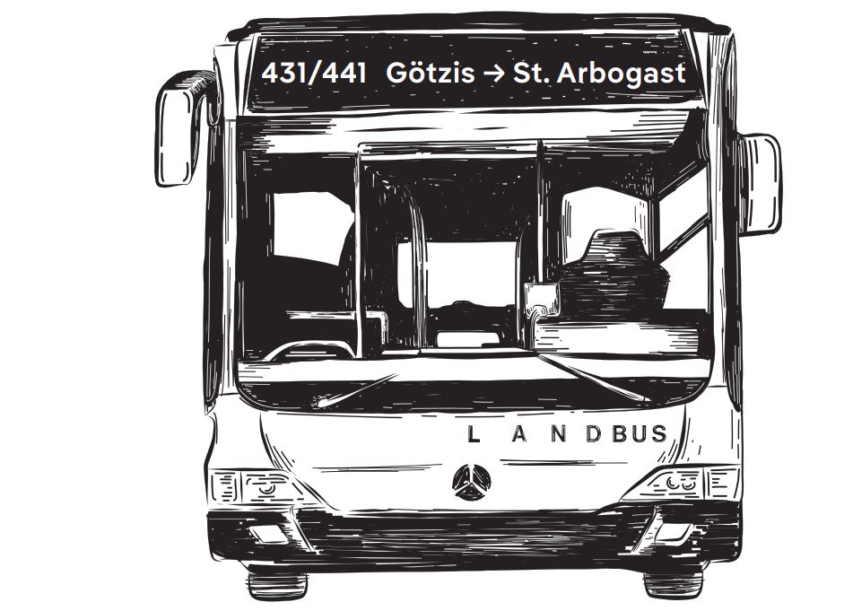 Bus nach Arbogast
