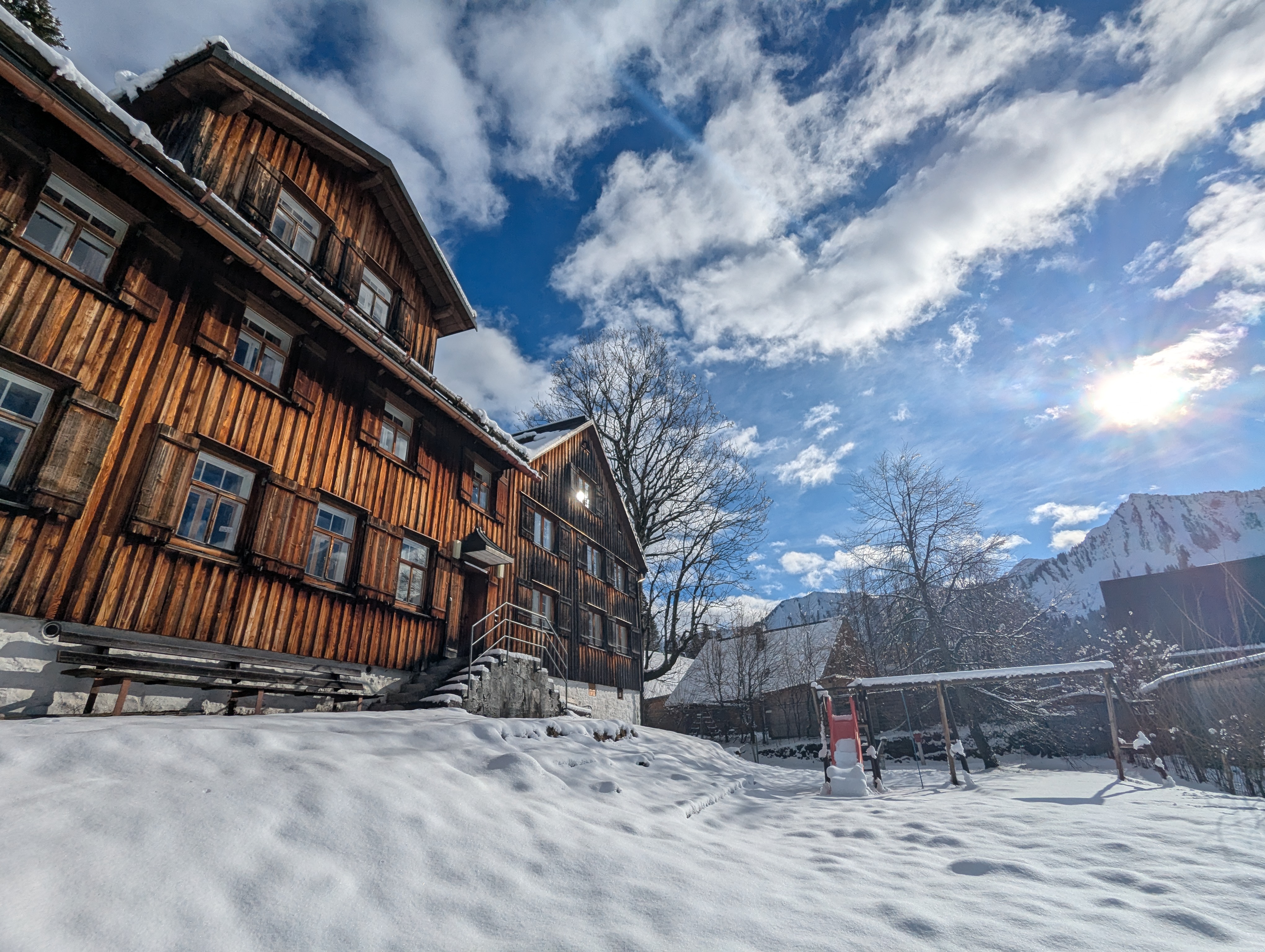 Marienruh Außenansicht Winter